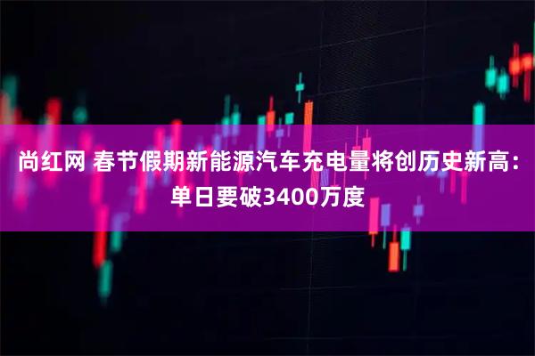 尚红网 春节假期新能源汽车充电量将创历史新高：单日要破3400万度